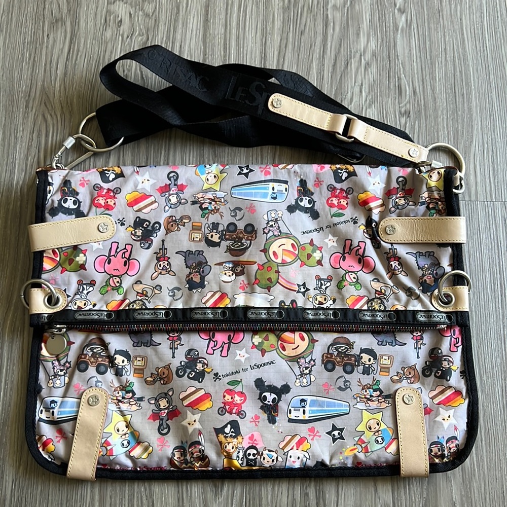 Tokidoki x LeSportsac Transporto CIao Ciao Crossbody Messenger Bag RARE